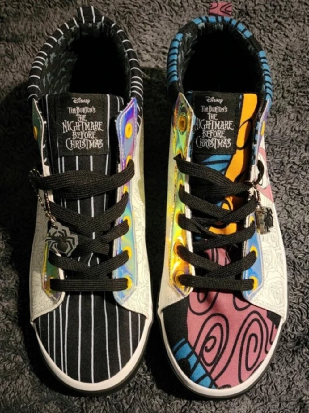 Nightmare Before Christmas Men's High-top Sneakers Shoes